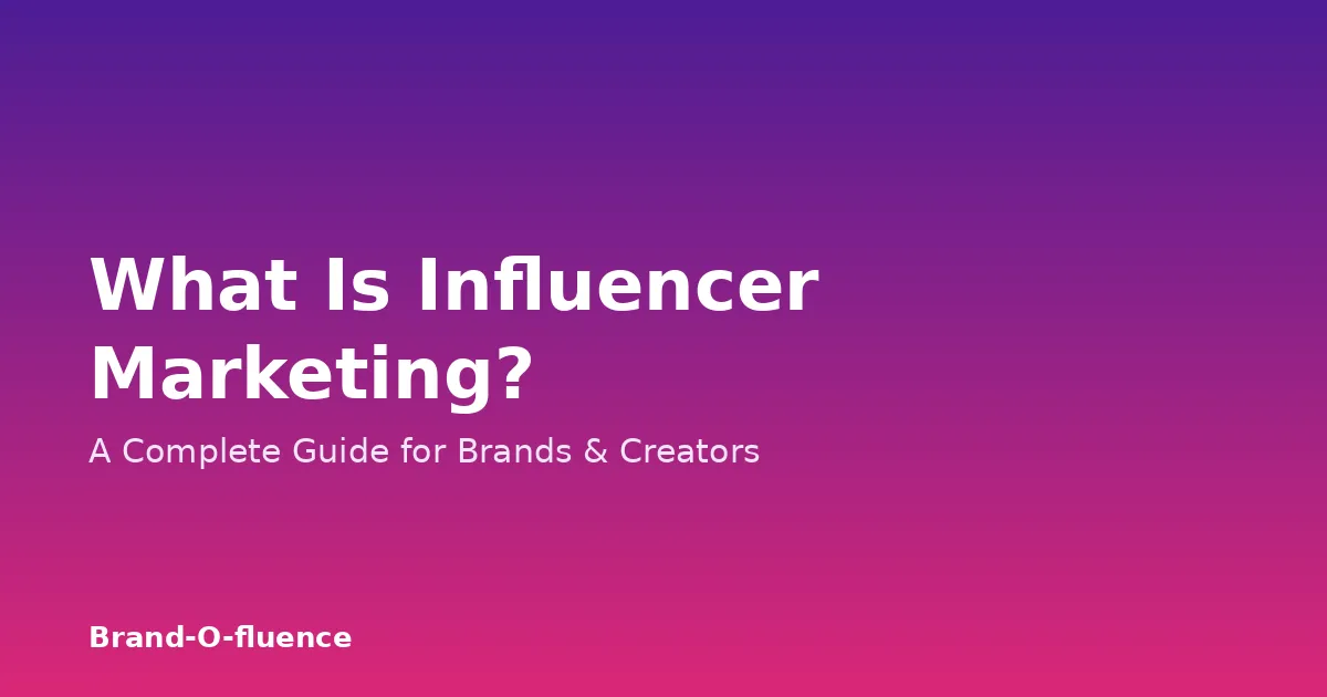 what is influencer marketing featured
